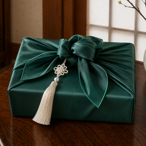 [Goyu] Tela de Envoltura Coreana Tradicional de Seda Satén Bojagi de Una Sola Capa para Envolver Regalos y Presentaciones Elegantes, Personalizable - Product Image 2