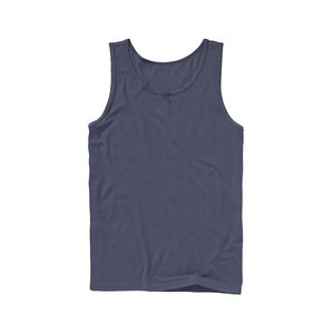 Débardeur sans manches pour homme, bleu, col rond, tricot uni, style décontracté - Product Image 3