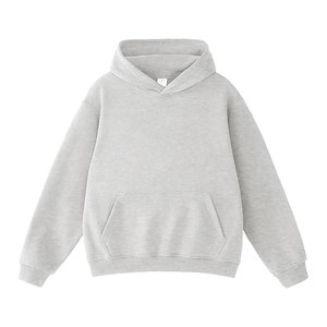 Nueva Moda Hombre Otoño Invierno Transpirable Estilo Urbano Manga Larga Holgado Color Sólido Sudadera con Capucha Casual Blusa Polar Tops Gris Sudaderas con Capucha 2027 - Product Image 1