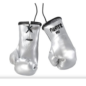 Porte-clés mini-gants de boxe en cuir artificiel, à suspendre au tableau de bord, cadeau MMA, taille personnalisée, article promotionnel - Product Image 3