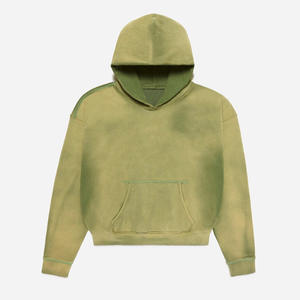 เสื้อฮู้ดดี้ผู้ชายสีพื้น ดีไซน์โดดเด่น ขายดี ผ้าฟลีซ กันลม ระบายอากาศได้ดี สไตล์ลำลอง สตรีทแวร์ ขายส่ง - Product Image 4