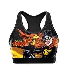 Soutiens-gorge de sport personnalisés en gros pour femmes, à maintien élevé, avec impression de logo (MOQ 100 pièces) - Product Image 3