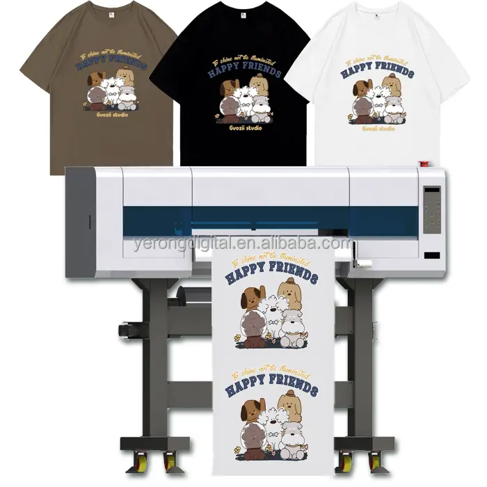 WEENTEK-Impresora Dtf de inyección de tinta, ropa, 60cm, 24 pulgadas, para cualquier tela