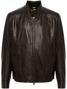 OEM Wholesale High Quality Customized Logo Customized Color Shiny Waterproof Canvas Stand Collar <b>Winter</b> <b>Leather</b> <b>Jacket</b> for Men - Product Image 6