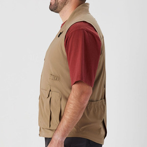 Chaleco de Trabajo Multifuncional Transpirable para Hombre con Logotipo Personalizado, con Bolsillos, Tela de Poliéster/Algodón, Servicio OEM - Product Image 4