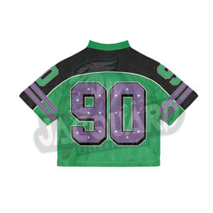 T-shirt en maille respirante avec logo personnalisé pour hommes, séchage rapide, polyester, vêtements de sport pour la course à pied, fournisseur en gros OEM - Product Image 6