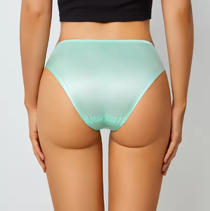 sexy women's lingerie sexy lingerie sexy underwear <b>Seamless</b> Women's <b>Thongs</b>-Lace Wavy Sides Low Rise T-Back No Show Panties - Product Image 2