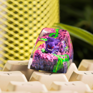 Keycaps Artisanat Forêt Mystique, Keycaps Artisanat Personnalisé, Keycaps Anime Mignons, Keycaps Verts, Ensemble de Keycaps, Keycaps en Bois - Product Image 6