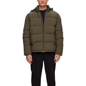 Veste matelassée pour homme à logo et design personnalisés, très vendue, qualité supérieure, toile, veste à bulles d'extérieur avec logo haute visibilité - Product Image 2