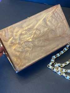 Bolso de Mano de Resina para Novia, Diseño Ecológico y de Lujo, Hecho a Mano, con Decoración de Perlas, Modelo Pintado a Mano, Accesorio de Moda - Product Image 4