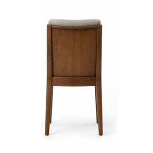 Chaise de salle à manger moderne en teck massif, chaise de salle à manger rembourrée, mobilier de luxe pour restaurant, hôtel, café, villa - Product Image 4