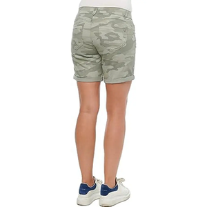Shorts de sport taille haute pour femme avec ceinture et fourrure, en tricot respirant et écologique - Commande en gros - Product Image 3