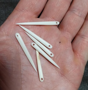 100% Best Buffalo Bone Needle Handmade Polished Traditional Craft <b>Sewing</b> Tool Durable Eco-Friendly MUAWIYAH HANDICRAFT - Product Image 1