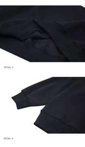 เสื้อสเวตเชิ้ตคอกลมสีเหลืองทรงโอเวอร์ไซส์สำหรับผู้หญิง ผ้าฝ้ายถัก 100% พิมพ์ลายตัวอักษรด้านหน้า ทรงปกติ ใส่ได้ในฤดูใบไม้ผลิ - Product Image 2