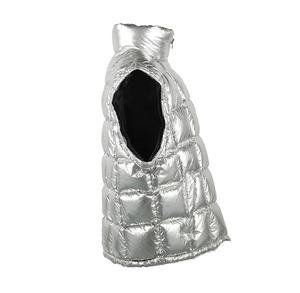 Chaqueta acolchada personalizada de invierno a la moda personalizada, chaqueta acolchada de lona con cuello levantado para hombre, logotipo personalizado Unisex - Product Image 4