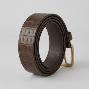 Ceintures en cuir sur mesure authentiques au meilleur prix d'usine, ceinture en cuir vintage pour hommes avec plusieurs couleurs - Product Image 3