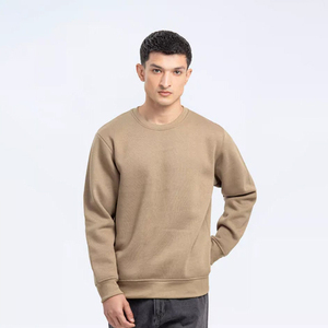 Sudadera con logotipo personalizado al por mayor para hombre, sudadera de cuello redondo de algodón suave de alta calidad para hombre, transpirable - Product Image 1