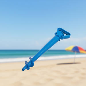 Picchetto per Ombrellone da Spiaggia Aktive, Ancoraggio in Plastica Blu per Uso Esterno - Product Image 3