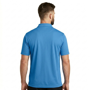 Chemises polo en polyester personnalisées pour hommes, vêtements de golf, chemise de sport à séchage rapide, haut d'entraînement respirant, chemise polo décontractée - Product Image 4