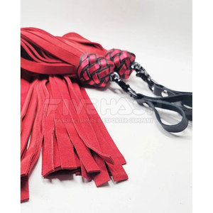 Leather <b>Flogger</b> Handmade Leather Design Smooth Texture Balanced Weight For Control Leather <b>Flogger</b> Easy Handling - Product Image 3