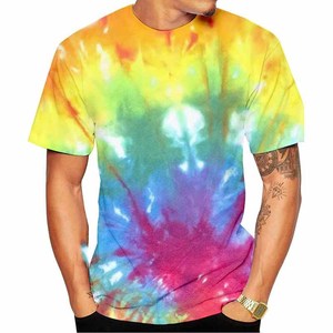 Top Quality Custom <b>Tie</b> <b>Dye</b> Printing T Shirts Cotton Thick Solid Colorful Stock Bulk Mix <b>Clothes</b> Men <b>Tie</b> <b>Dye</b> T Shirts - Product Image 2