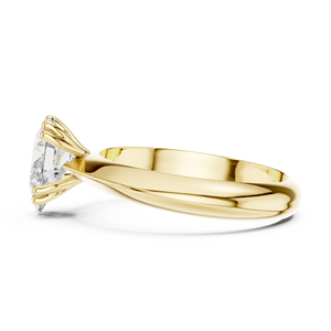 แหวนแต่งงานทรงหยดน้ำสุดคลาสสิกและทันสมัย ทองคำขาว 14K เพชรทรงลูกแพร์ 1.5 กะรัต ได้รับการรับรองจาก IGI เพชรเพาะเลี้ยงในห้องปฏิบัติการ - Product Image 2