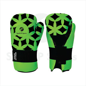 ถุงมือกึ่งคอนแทคคุณภาพสูงแบบสั่งทำพิเศษ ดีไซน์เปิดมือ หนังแท้ สายรัดข้อมือปรับได้ ถุงมือกึ่งคอนแทคสำหรับศิลปะการต่อสู้ - Product Image 5