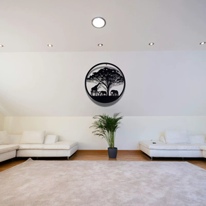Décoration murale moderne en fer forgé pour jardin, motif faune, en acier inoxydable, sur mesure, découpe laser artisanale, lot multi-pièces - Product Image 6