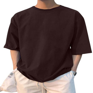 Camiseta de Hombre, Manga Corta, Cuello Redondo, Corte Regular, Casual, Estampada, Tejido de Seda/Algodón, Color Sólido, Anti-Pilling, Secado Rápido - Product Image 3