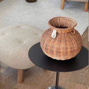 Vase en rotin naturel fait main pour un style de maison moderne et une décoration intérieure, vase décoratif de table - Product Image 4