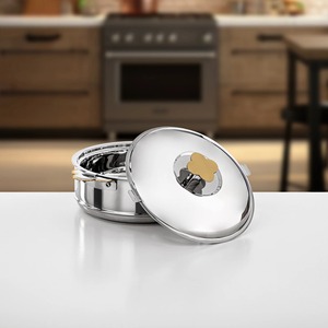 หม้ออุ่นอาหารโลหะแบบบุฟเฟ่ต์ ฝาปิดขัดเงา หม้ออุ่นอาหารแบบแฮนด์เมด ดีไซน์หรูหรา - Product Image 6