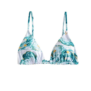 Conjunto de Bikini Profesional para Baño, Traje de Baño Estampado de 2 Piezas, Traje de Baño sin Mangas, Ropa Deportiva para Mujer - Product Image 2