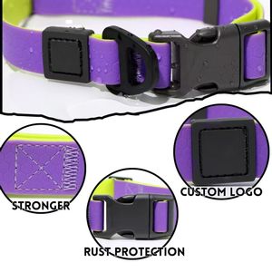 Laisse pour chien de grande taille réglable de 4,92 pieds, imperméable, résistante à l'usure, anti-déchirure, à deux couleurs, en nid d'abeille gaufré, corde de traction - Product Image 5