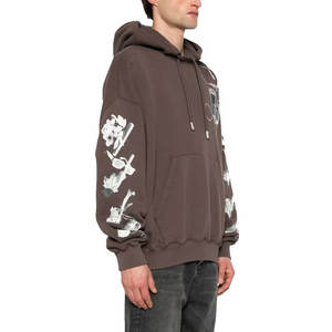 Sudadera Minimalista con Detalles Desgastados, Costuras Deshilachadas, 100% Algodón, Corte Regular, Lavada, Invierno, Color Liso - Product Image 2