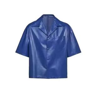 เสื้อหนังแท้ยูนิเซ็กซ์ หนังวัวคุณภาพพรีเมียม แฟชั่นลำลอง ติดกระดุม เสื้อหนังสั่งทำโลโก้ได้ โรงงานผู้ผลิต OEM - Product Image 1