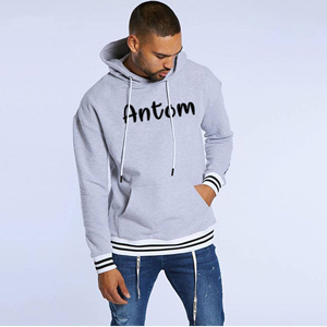Sweat à capuche unisexe d'hiver imprimé zippé en maille ample respirante en polyester/coton écologique – Vente en gros - Product Image 1
