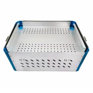 Boîte de rangement chirurgicale vétérinaire premium en acier inoxydable pour instruments canulés, autoclavable manuellement, réutilisable SURGICAL - Product Image 6