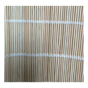 Store en bambou tressé fait main du Vietnam (Hanoï) – Écologique, en bambou naturel, avec liseré en tranches de bambou pour la ventilation traditionnelle des maisons - Product Image 3