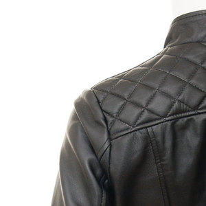 Custom Women's Cropped Genuine Leather Breathable Winter Jacket Fashion Streetwear <b>Coat</b> OEM ODM Embroidery Factory Wholesale - Product Image 2