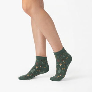 Chaussettes de sport pour femmes, longueur cheville, qualité supérieure, personnalisables, respirantes, anti-humidité, pour la gym, le fitness et la course à pied, vente en gros - Product Image 1