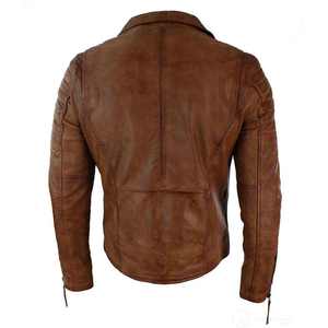 Chaqueta de Cuero para Hombre, Tendencia de Moda, Chaqueta de Cuero Vacuno Premium para Invierno, Chaqueta de Cuero Vacuno Premium para Hombre, Elegante y de Alta Calidad - Product Image 2