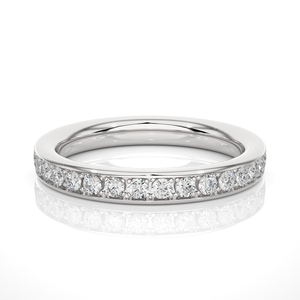 Bague en diamant de forme ronde, 0,35 carat, diamant naturel, avec 16 pierres de diamant, bague en diamant véritable pour femmes - Product Image 3