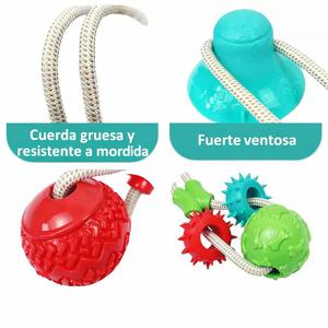 Giocattolo da Masticare per Cani Medi e Grandi, Palla Resistente ai Morsi e Antistress con Ventosa per Gioco Attivo Canino - Product Image 6