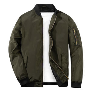Blouson Bomber Homme Personnalisé avec Logo, Écologique, Léger, 100% Polyester, Imperméable, Coupe-Vent, Décontracté Printemps, Fermeture Éclair - Product Image 5