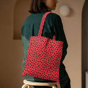 Elegant Design Best Selling Good Quality 100% Carded Cotton Printed Cotton Shopping Bags at Bulk Price Exporter in India.. - Product Image 6