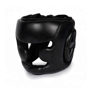Wholesale Custom <b>Head</b> Guard Adjustable for MMA Boxing <b>training</b> OEM Services Leather Made Boxing <b>Head</b> Guard - Product Image 5