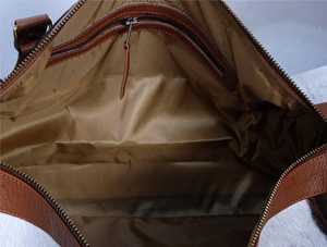 Bolsa de Viaje Grande de Cuero Genuino Vintage, Bolsa de Fin de Semana, con Cierre, Ligera, Portátil, de Gran Capacidad y Duradera - Product Image 5