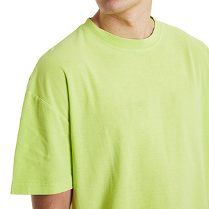 Relaxed Fitted Short Sleeve Men's T-Shirts Factory Made Direct Sale O-Neck Loose Fitted Oversized Tees Tops For Men - Product Image 6