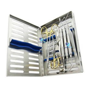 Kit Avanzado de Cirugía Oral y Ortodoncia, Juego de Instrumentos Dentales de Acero Inoxidable para Implantes, para Entrenamiento de Estudiantes de Clínica Dental y Implantes - Product Image 1