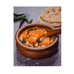 Bol de service multifonctionnel en bois massif en forme de main, artisanal, pour la cuisine et la table - Product Image 1